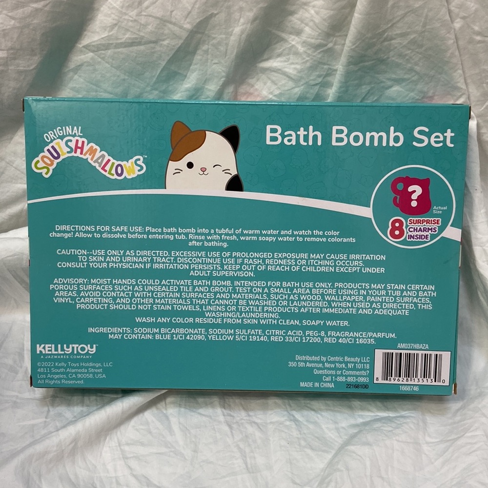 Squishmallows Bath Bomb Charm Set. One size: 8 bath bombs. - Picture 3 of 7